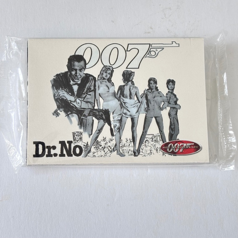 Dr‎ No James Bond 007 Trading Cards 40th Anniversary Sealed Pack 2002